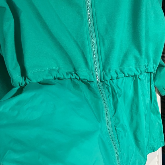 Athletic large (12/14) green zip up hoodie - Picture 7 of 10